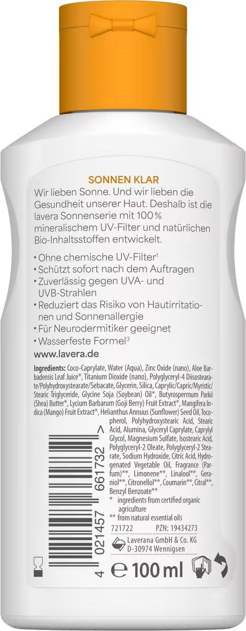 Sonnenlotion Sensitiv LSF 30 100ml