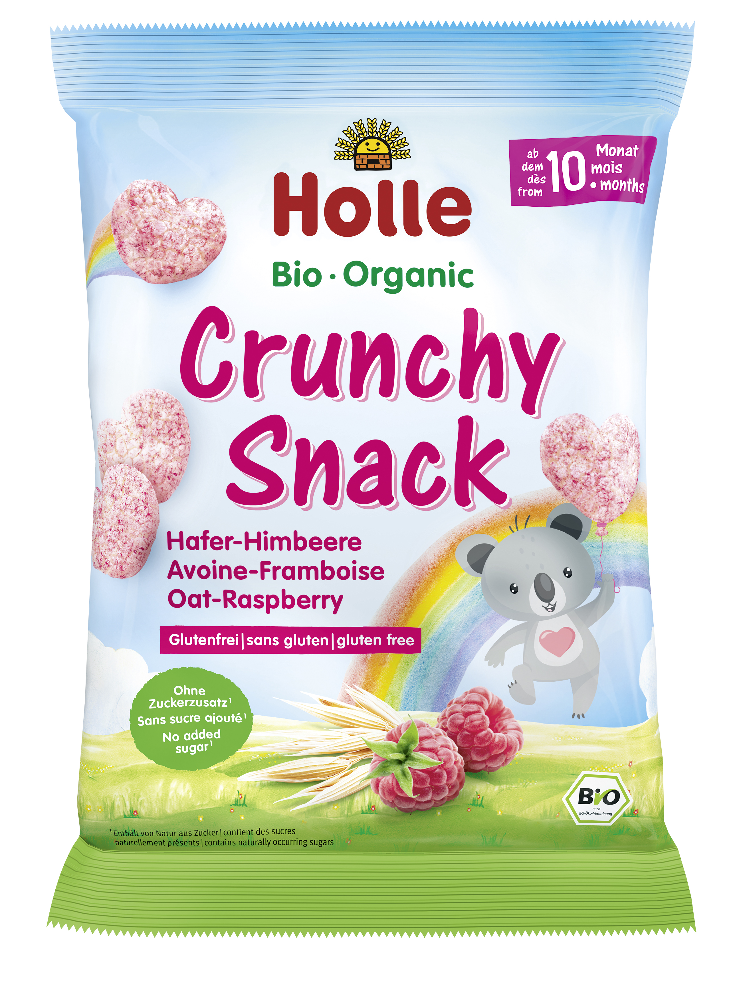 Bio Crunchy Snack Hafer-Himbeere 30g Bio Crunchy Snack Hafer-Himbeere 30g