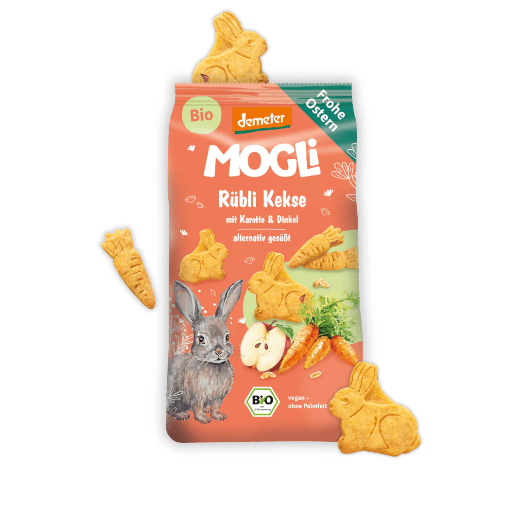 Demeter Rübli Kekse Karotte 125g Frühlingsedition