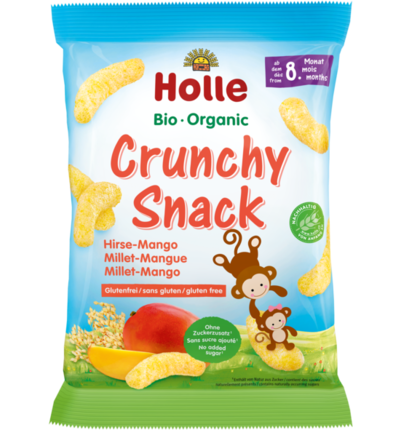 Bio-Crunchy Snack Hirse-Mango 25g Bio-Crunchy Snack Hirse-Mango 25g