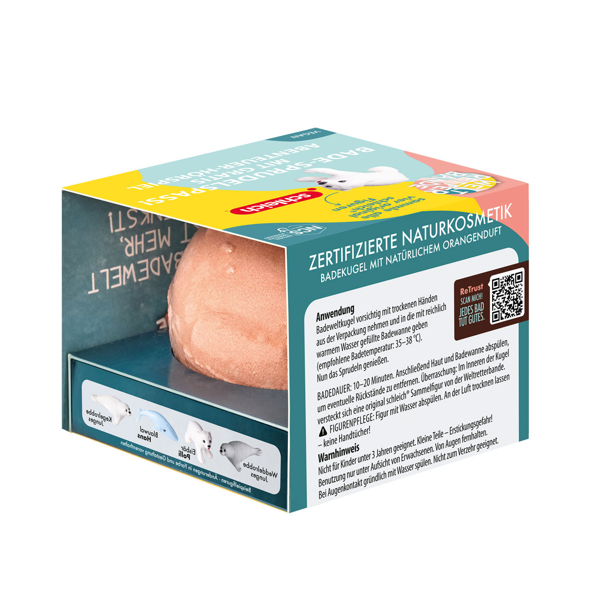 Weltretterbande Badebombe Orangenduft 170g