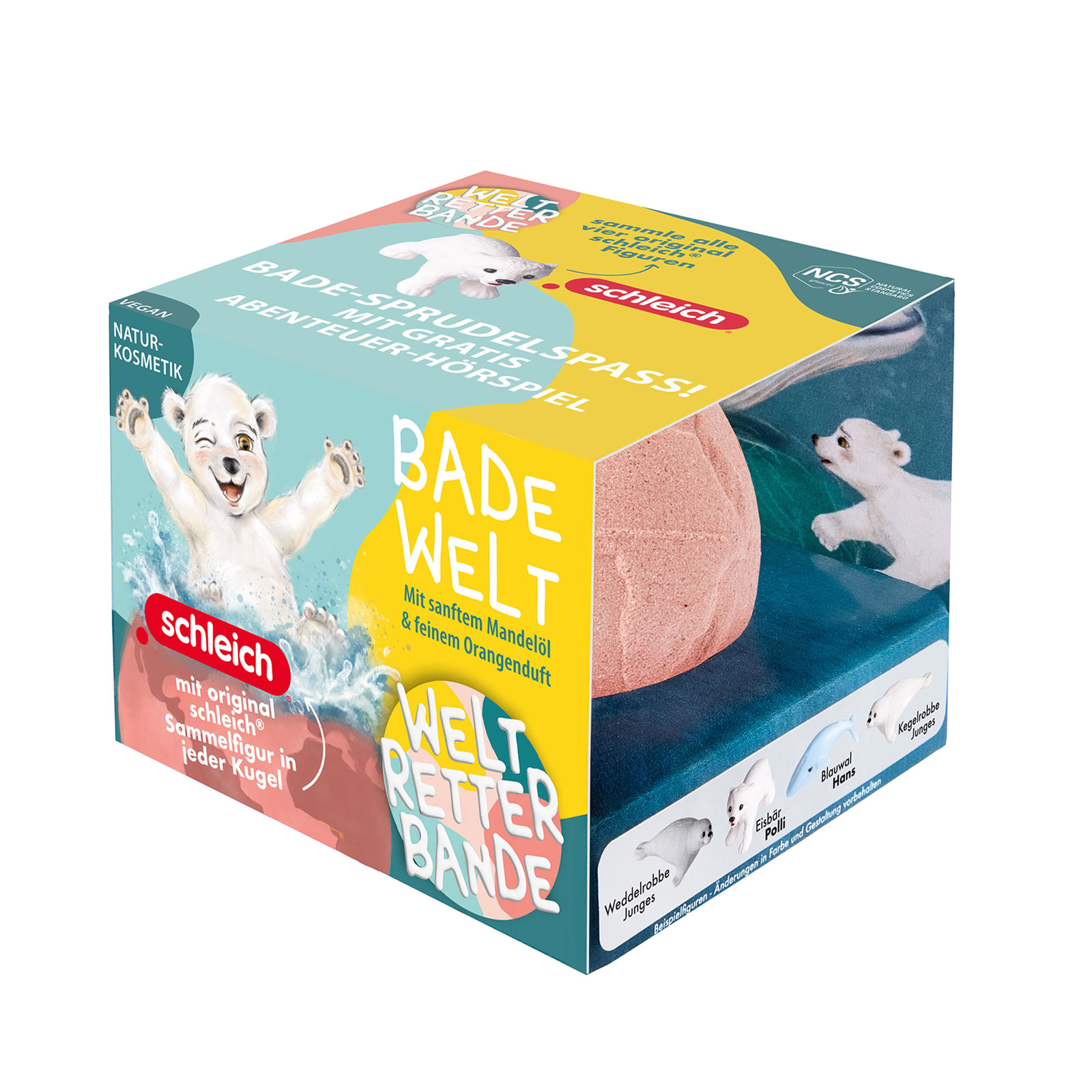 Weltretterbande Badewelt Badebombe Orangenduft 170g