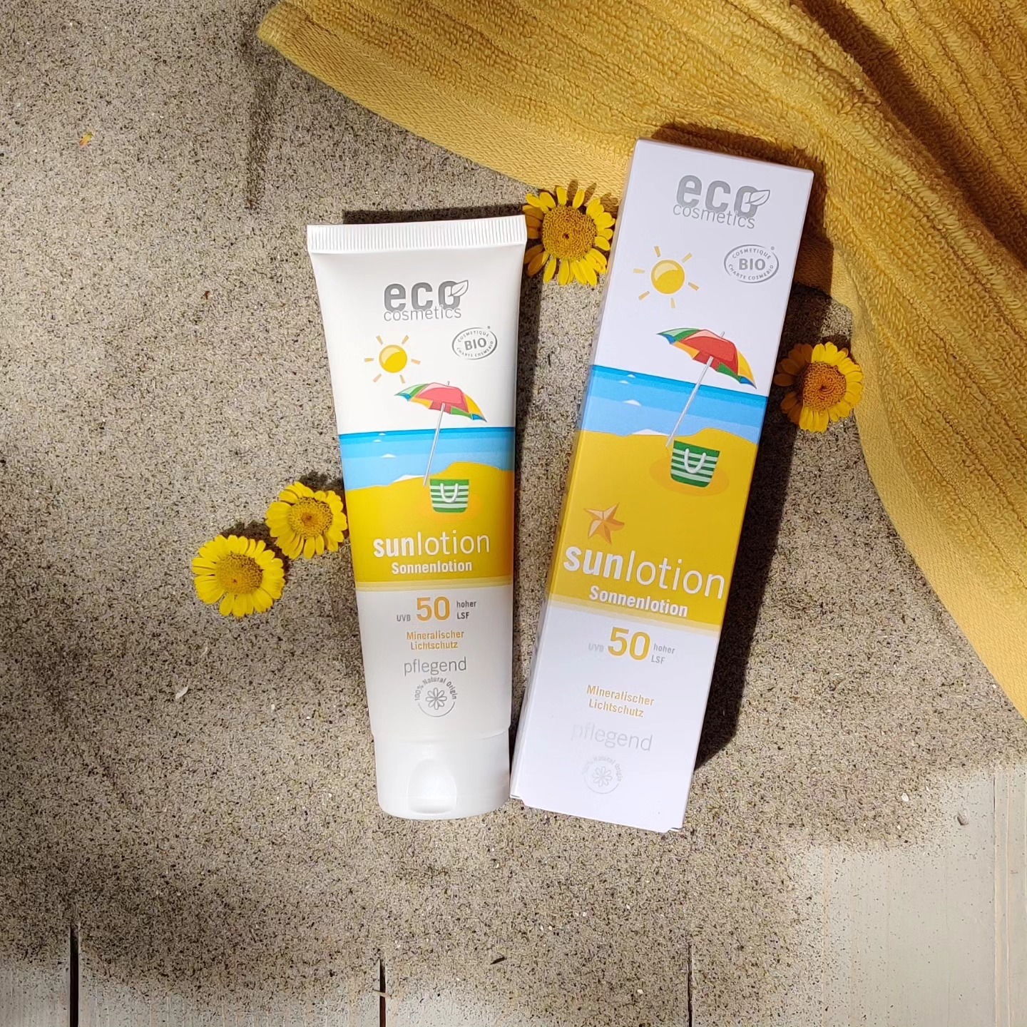 ECO Sonnenlotion mit Duft, LSF50 125 ml ECO Sonnenlotion mit Duft, LSF50 125 ml